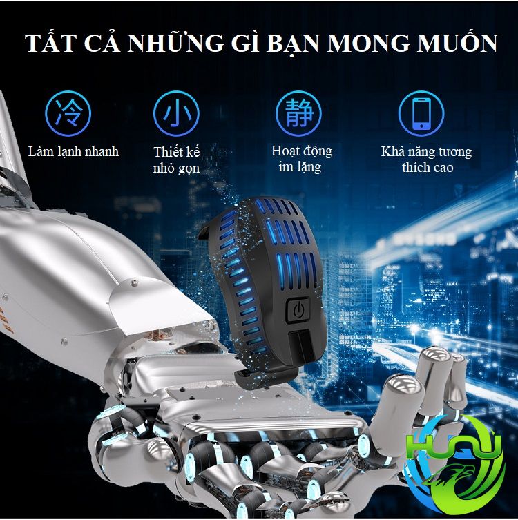 Quạt Tản Nhiệt Game Thủ Huqu Công Suất Lớn ,Làm Mát Bán Dẫn HQ-P20-Hàng Chính Hãng