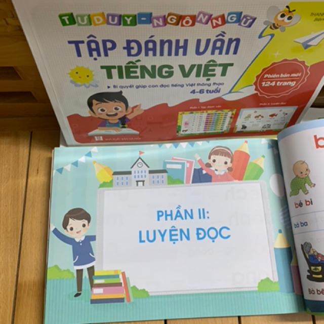 (Phiên bản 124tr) đánh vần Tiếng Việt cho bé từ 4-6t