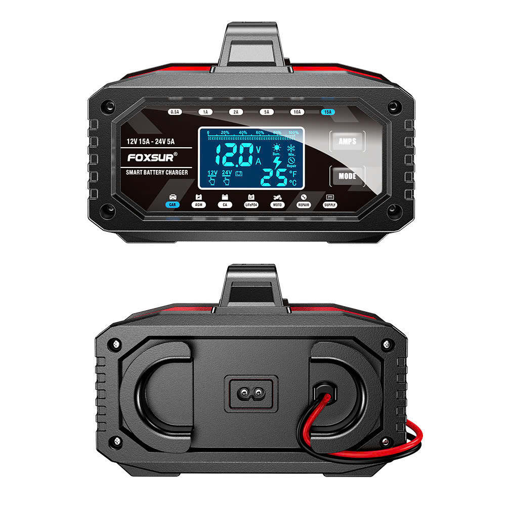 Máy Sạc Ắc Quy Foxsur Thế Hệ Mới 250AH – Sạc Nhanh, Siêu Bền, Khử Sunfat Tự Động