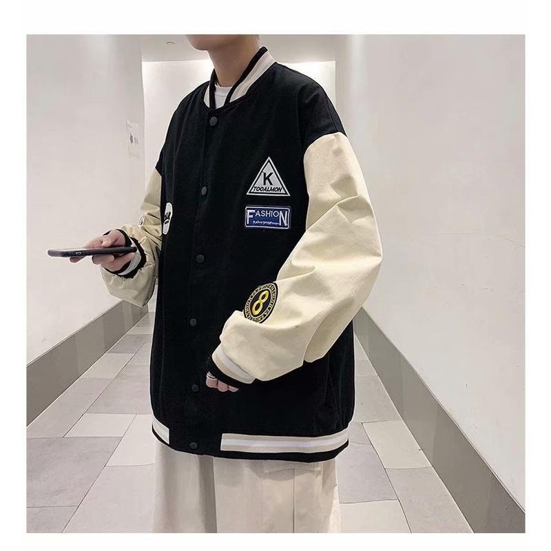 Áo bomber jacket áo khoác varsity dù nam nữ form đẹp cao cấp 2 lớp cao cấp thời trang unisex