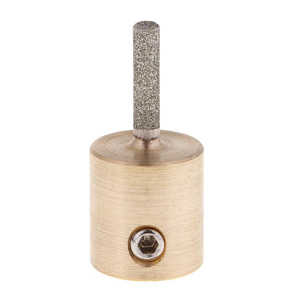 2set Stained Glass Grinder Head Bit Diamond Grinding Wheel for All Grinder