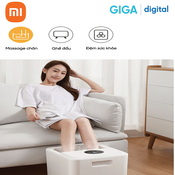 Máy massage chân 3in1 Xiaomi ZMZ-X5 (Bồn ngâm chân thông minh HITH X5) - Hàng Chính Hãng