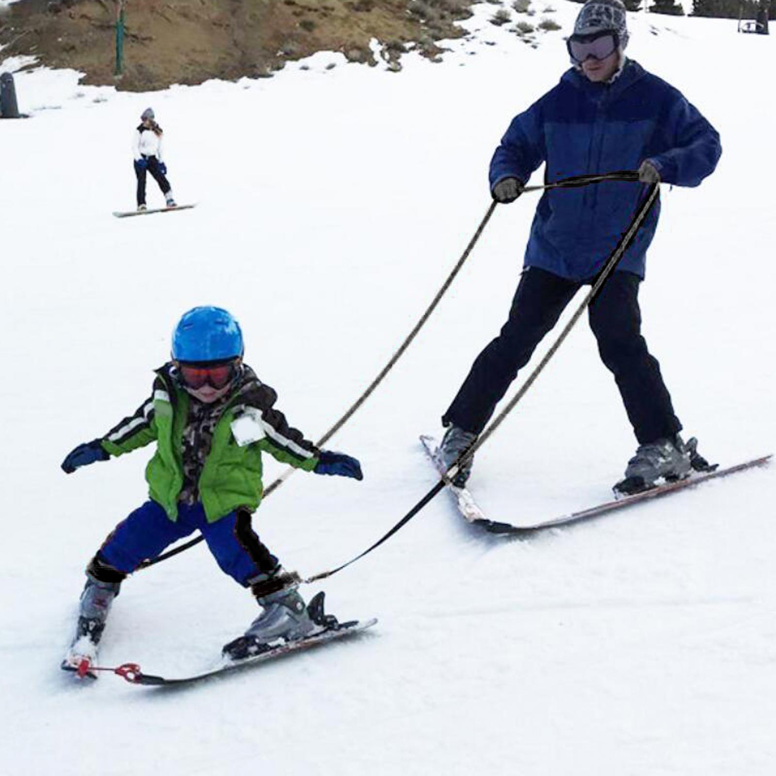 Kids Ski Training Harness Ski Trainer Strap Sports Accessory Durable Speed Control Child Ski Harness Ski Training Belt for Skating Snowboard