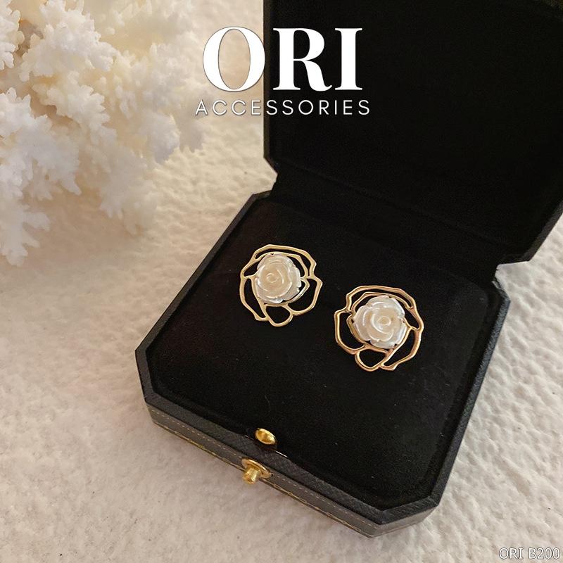 Bông tai nữ Bông hoa hồng Lani xinh xắn thời trang ORI ACCESSORIES B200