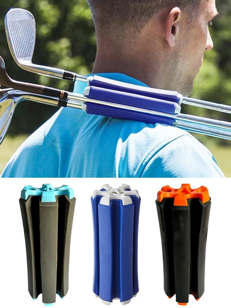 Người lưu giữ câu lạc bộ golf cố định câu lạc bộ golf di động tổ chức đứng câu lạc bộ golf giá đỡ giá đỡ các phụ kiện thể thao ngoài trời Color: Grey