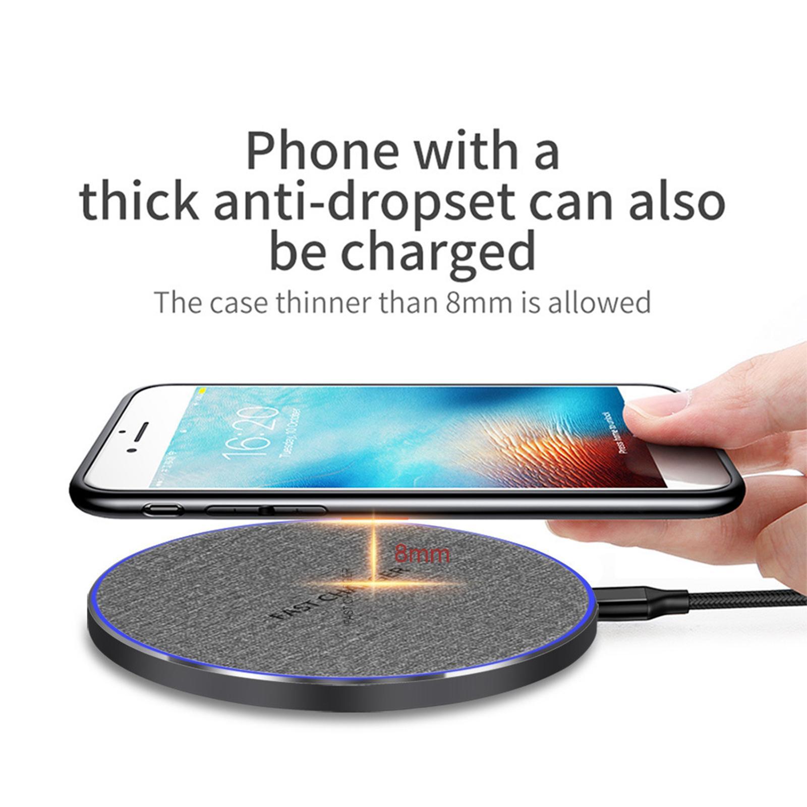 15W Wireless Charging Stand Dock For XS X 8 Super Thin
