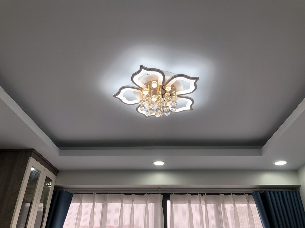 Đèn ốp trần NAVISE 5 cánh hiện đại với 3 chế độ ánh sáng trang trí nội thất hiện đại [ ẢNH THẬT 100%].
