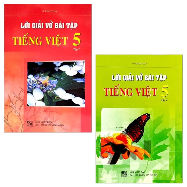 Combo Lời Giải Vở Bài Tập Tiếng Việt Lớp 5: Tập 1 Và 2 (Bộ 2 Tập)