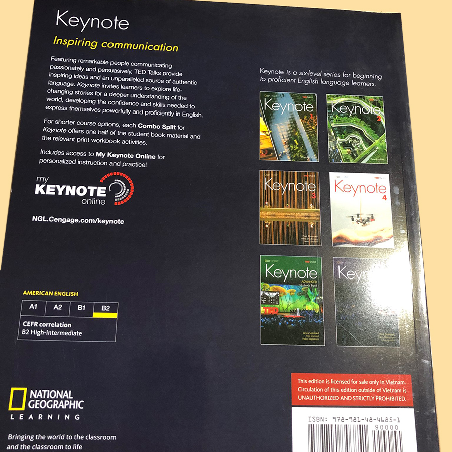 Keynote 4A: Student Book with MyKeynoteOnline (American English) (VietNam Edition)