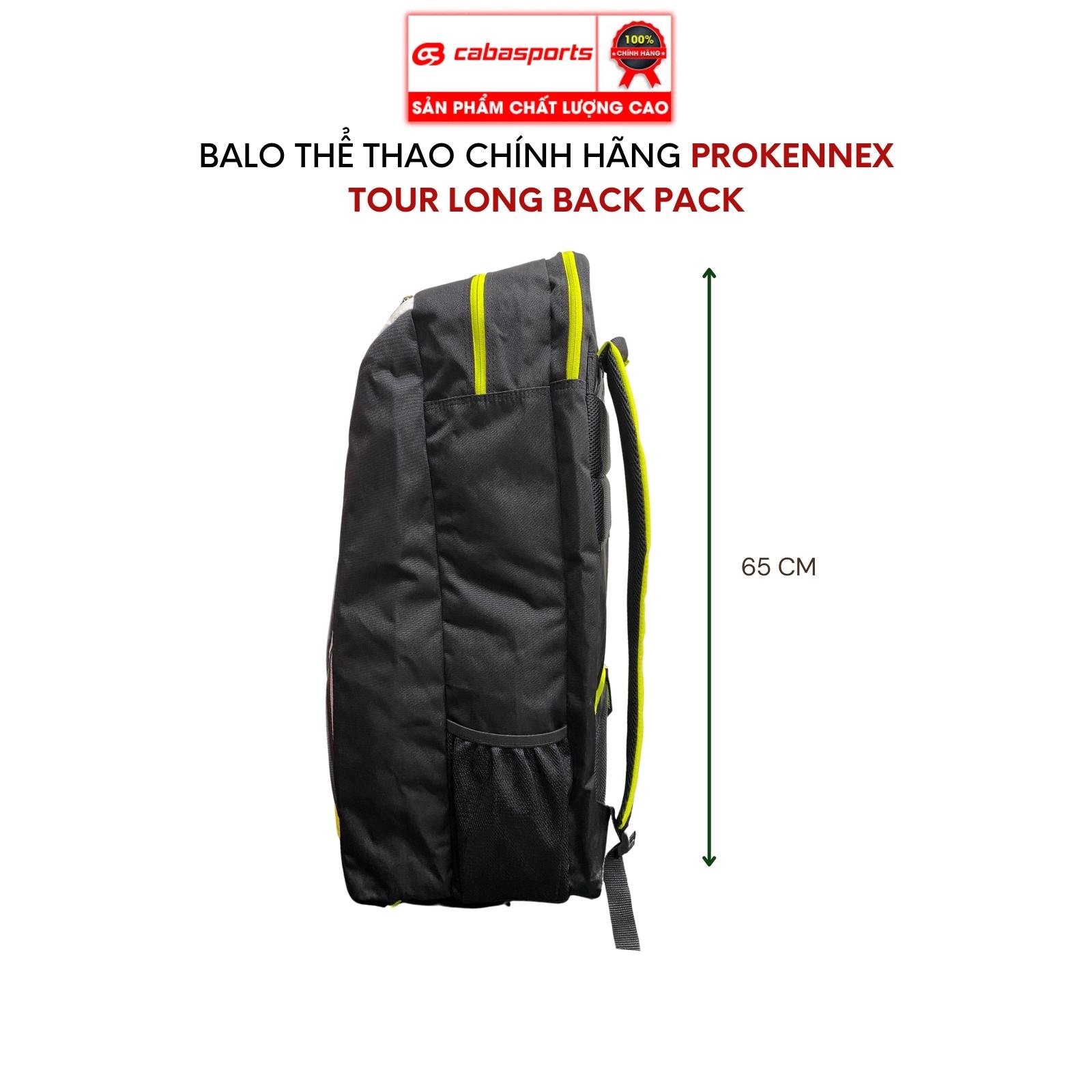 Balo thể thao Prokennex Tour Long Pack Back cao cấp chính hãng, balo đựng phụ kiện thể thao siêu rộng rãi