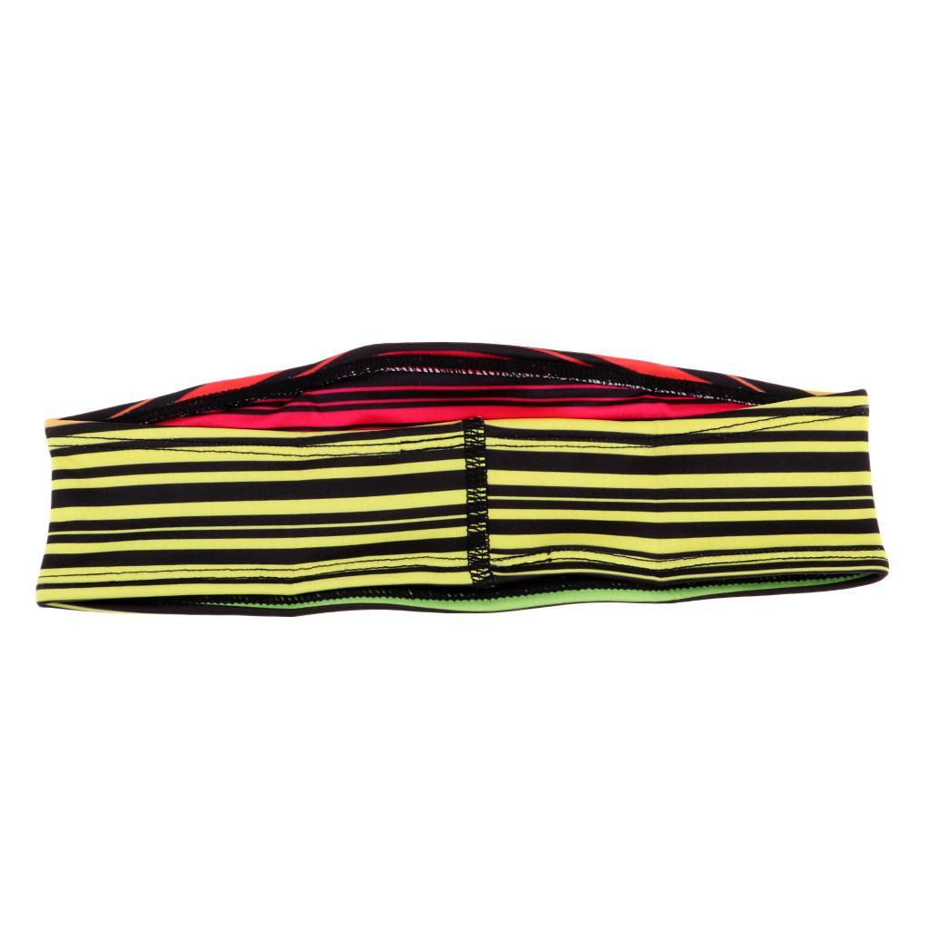 2-3 of pack Men Women Gym Sweatband Headband Stretch Hair Band Yellow