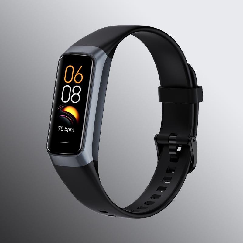 Tronsmart C60 SMART Band Tracker Trình theo dõi cơ thể Nhiệt độ thông minh Vòng đeo tay nam giới smartwatch thể thao silicone smartband màu không thấm nước: màu đen