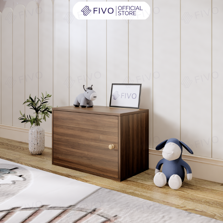 Tủ Kệ Sách Đa Năng FIVO FB04, Thiết Kế Chắc Chắn, Phù Hợp Mọi Không Gian, Dễ Dàng Lắp Ráp - Có Cửa