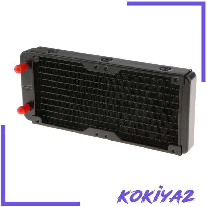 240mm Laptop Computer PC Alloy Water Cooling Cooler Radiator Fans 10 Pipes