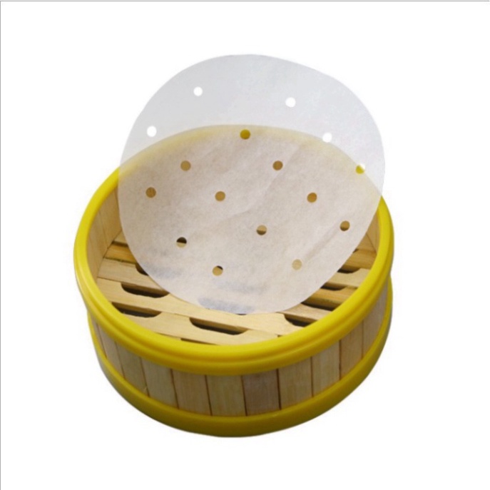 Giấy Nến Lót Nồi Chiên Không Dầu Set 100 Cái Chịu Nhiệt Cao Nướng Thực Phẩm Nướng Bánh Thấm Dầu Đa Năng Tiện