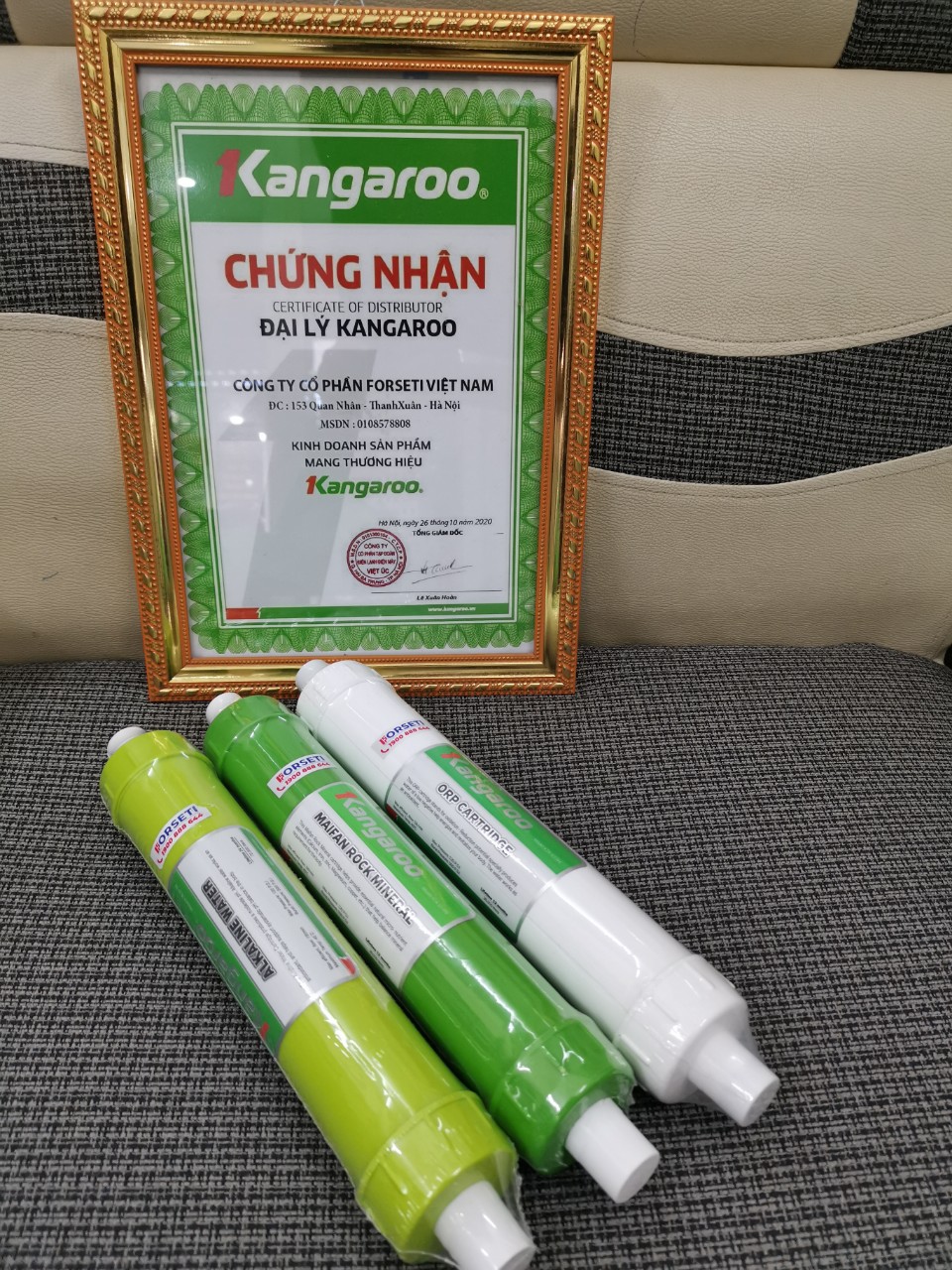 HÀNG CHÍNH HÃNG - Combo 3 lõi lọc nước Kangaroo - 789