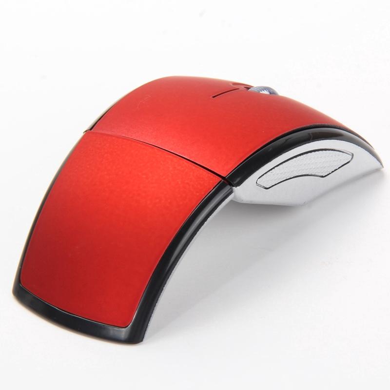 Chuột / chuột không dây có thể gập lại 2,4 GHz + Bộ thu USB 2.0 cho máy tính xách tay PC