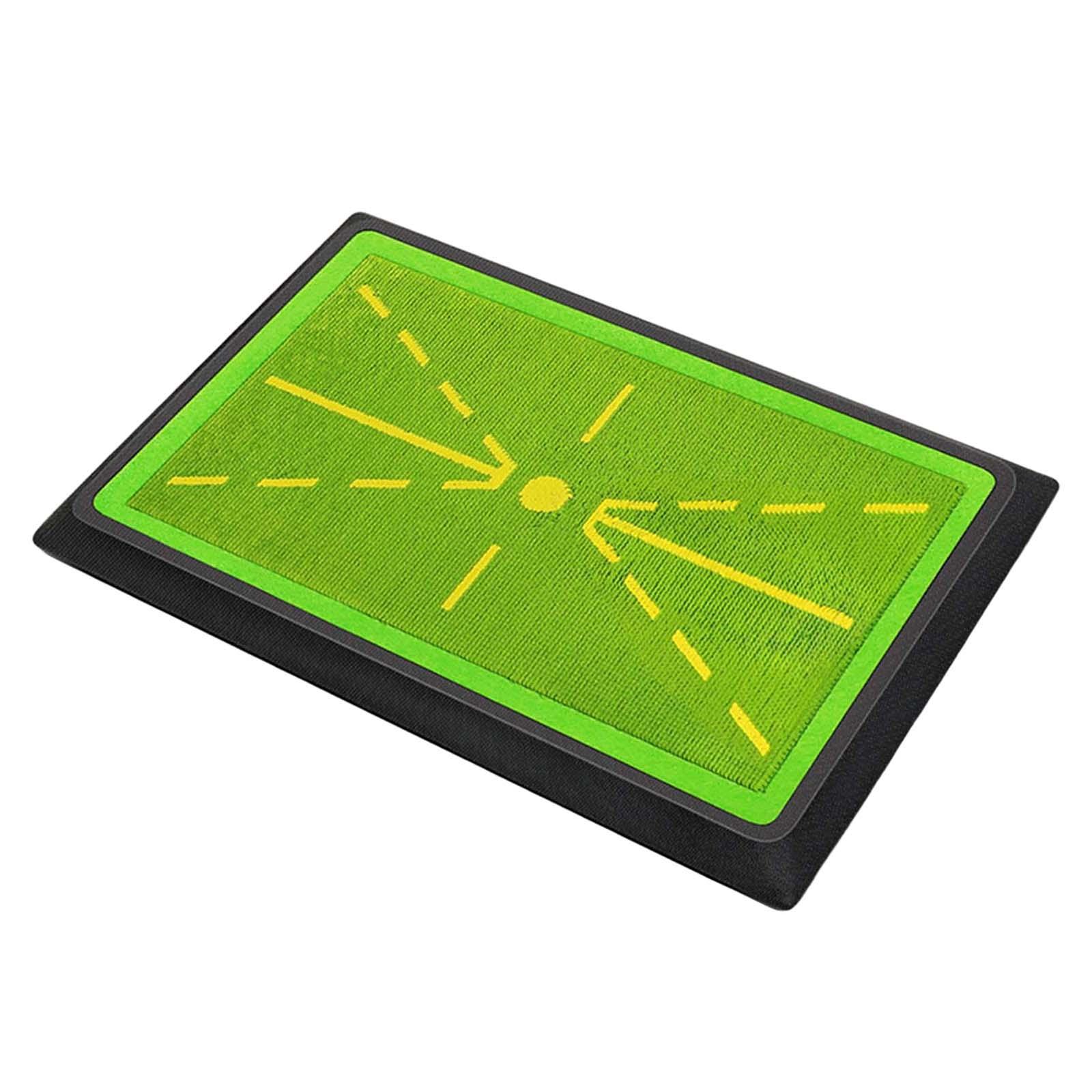 Golf Practice Swing Mat Golf Hitting Mat Path Feedback Portable Impact Mat Golf Training Mat for Driving Chipping Home outdoor Indoor