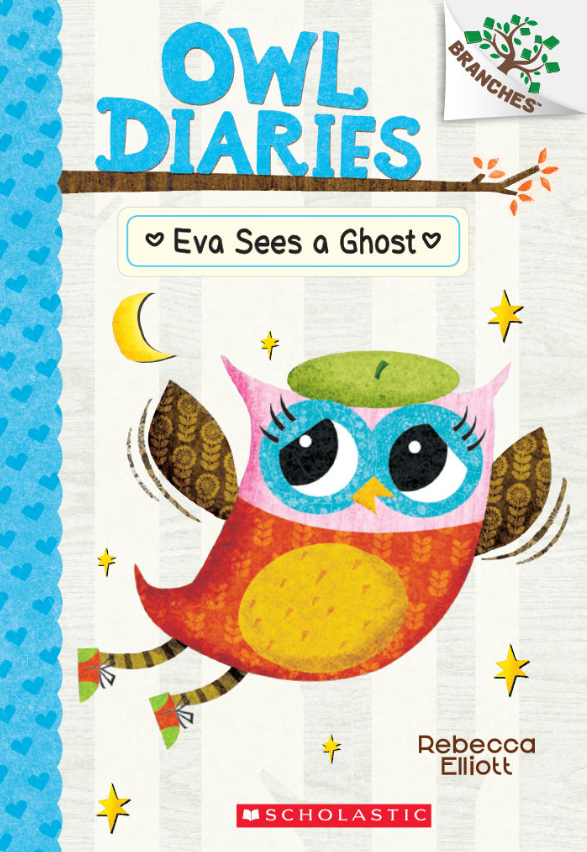 Sách ngoại văn: Eva Sees a Ghost: A Branches Book (Owl Diaries #2)