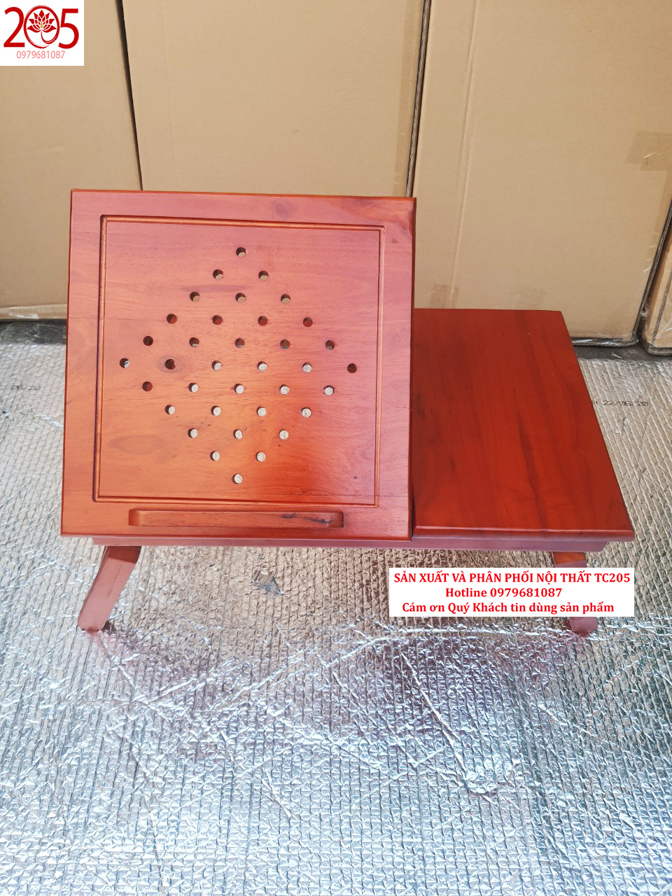 BÀN ĐỂ LAPTOP BẰNG GỖ - 205 TC WOODEN LAPTOP TABLE