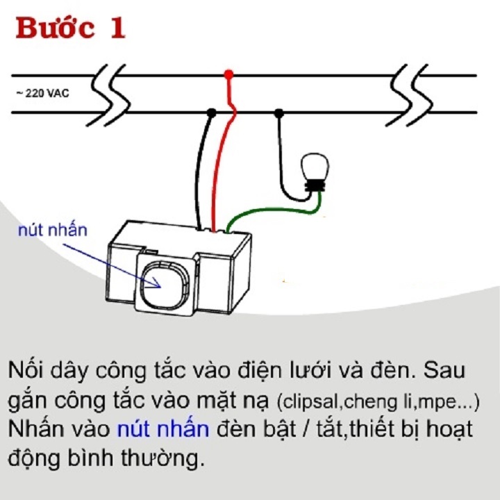 Công tắc thông minh điều khiển từ xa hồng ngoại bật/tắt điện IR2A ( Tặng 03 nút kẹp cao su giữ dây điện cố định )