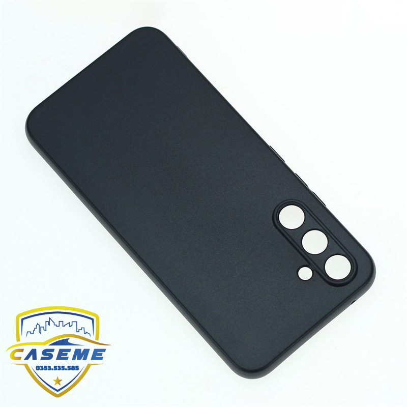 Ốp lưng silicon dành cho Samsung Galaxy A14 5G, A24 4G, A34 5G, A54 5G dẻo silicon màu đen cao cấp