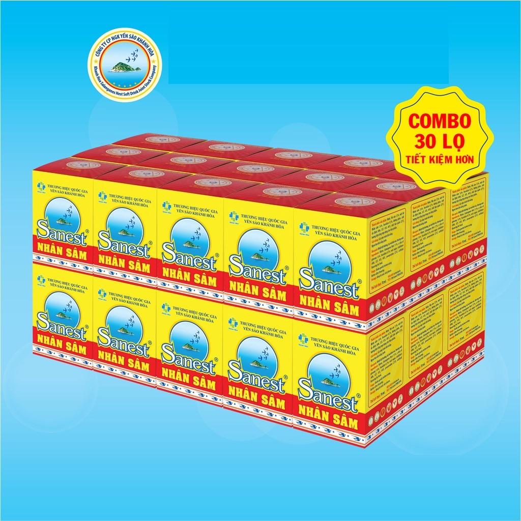 Nước Yến sào Khánh Hòa Sanest Fucoidan Nhân sâm đóng lọ 70ml - 700