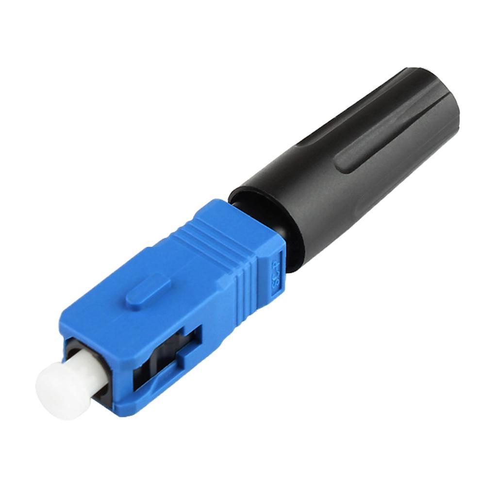 Optic Fiber Quick Cold Connector FTTH SC Singlemode Fast Connector 50mm