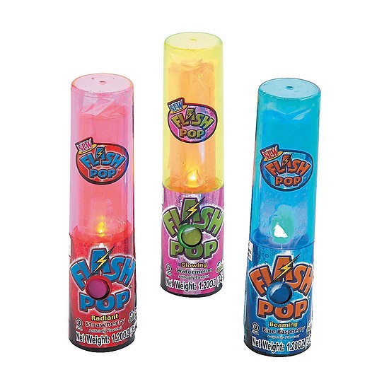 Kẹo son có đèn Kidsmania Flash Pop 34gr