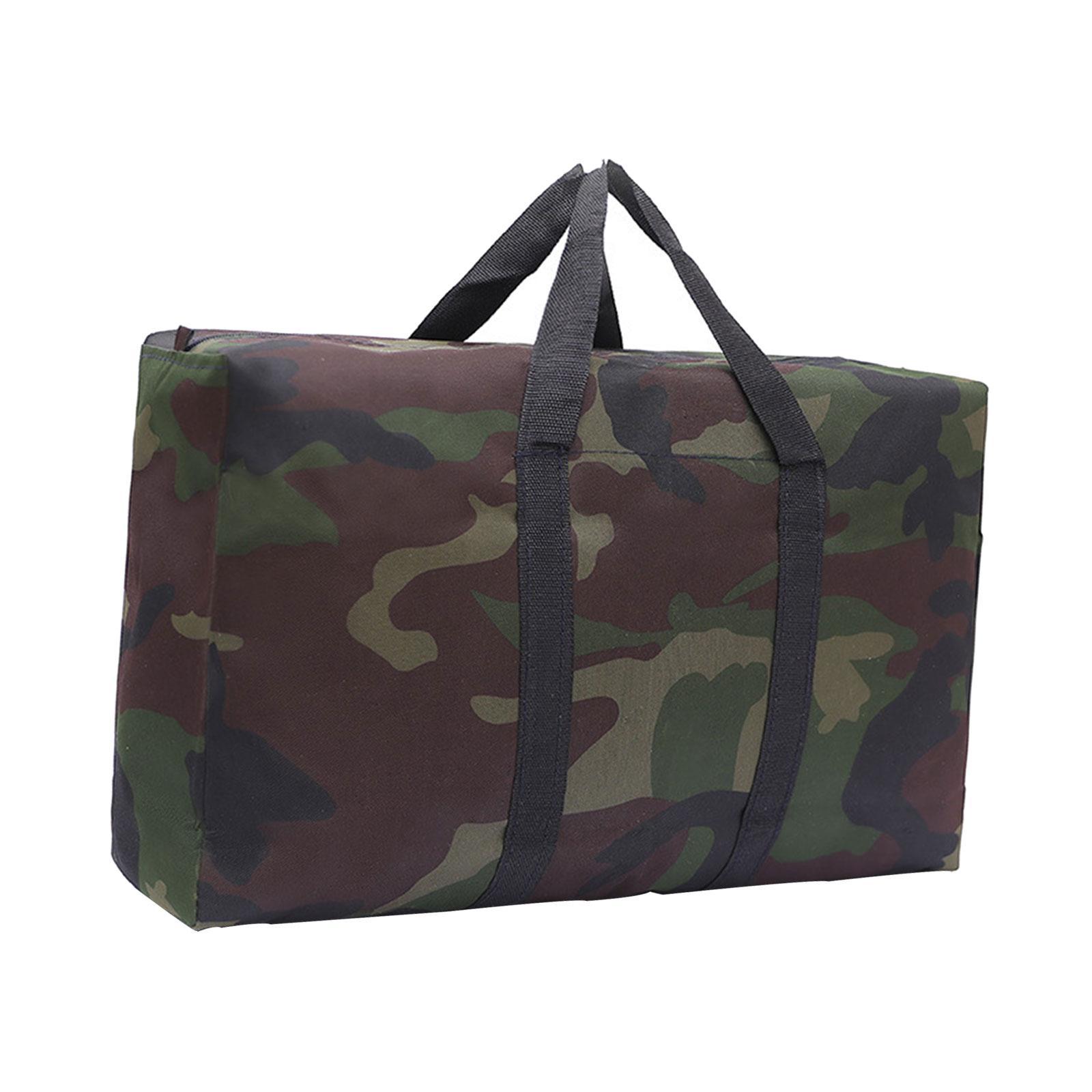 Duffle Bag Sturdy Oxford Cloth Organizer Luggage for Comforters Holiday Travel Gym