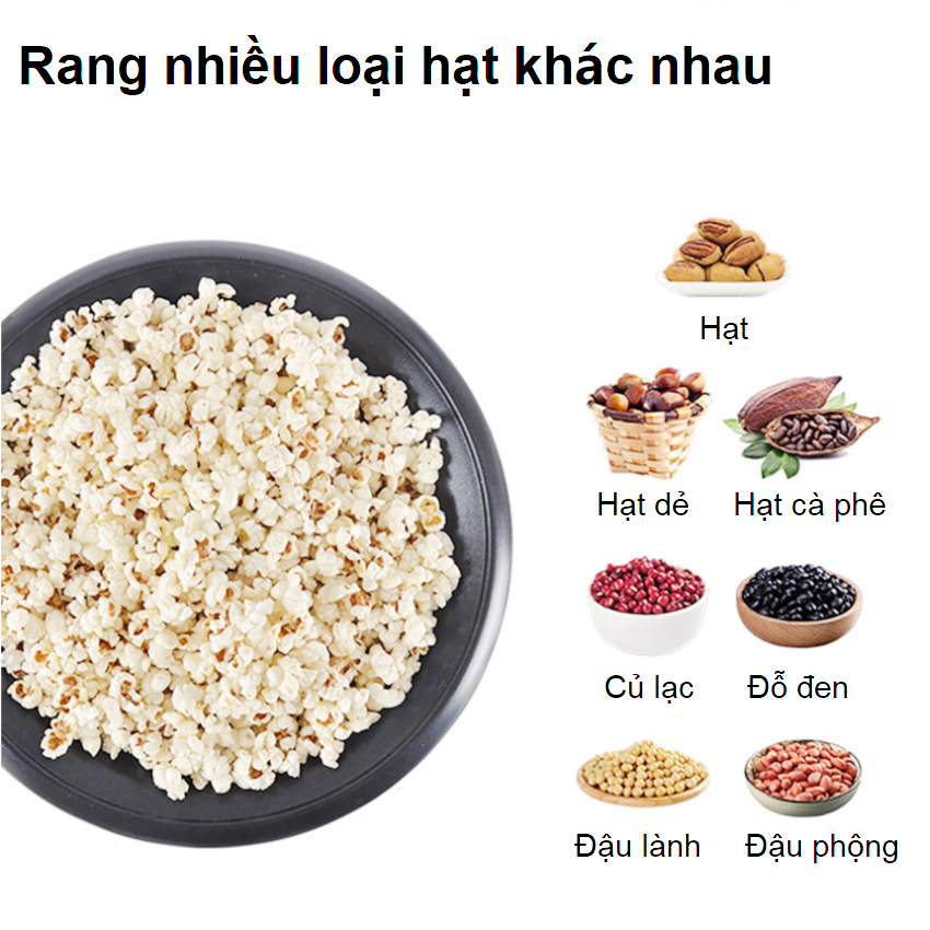 [ HÀNG NHẬP KHẨU] Máy rang hạt cà phê và các loại hạt tự động, thương hiệu Pháp cao cấp RAF - R.15601