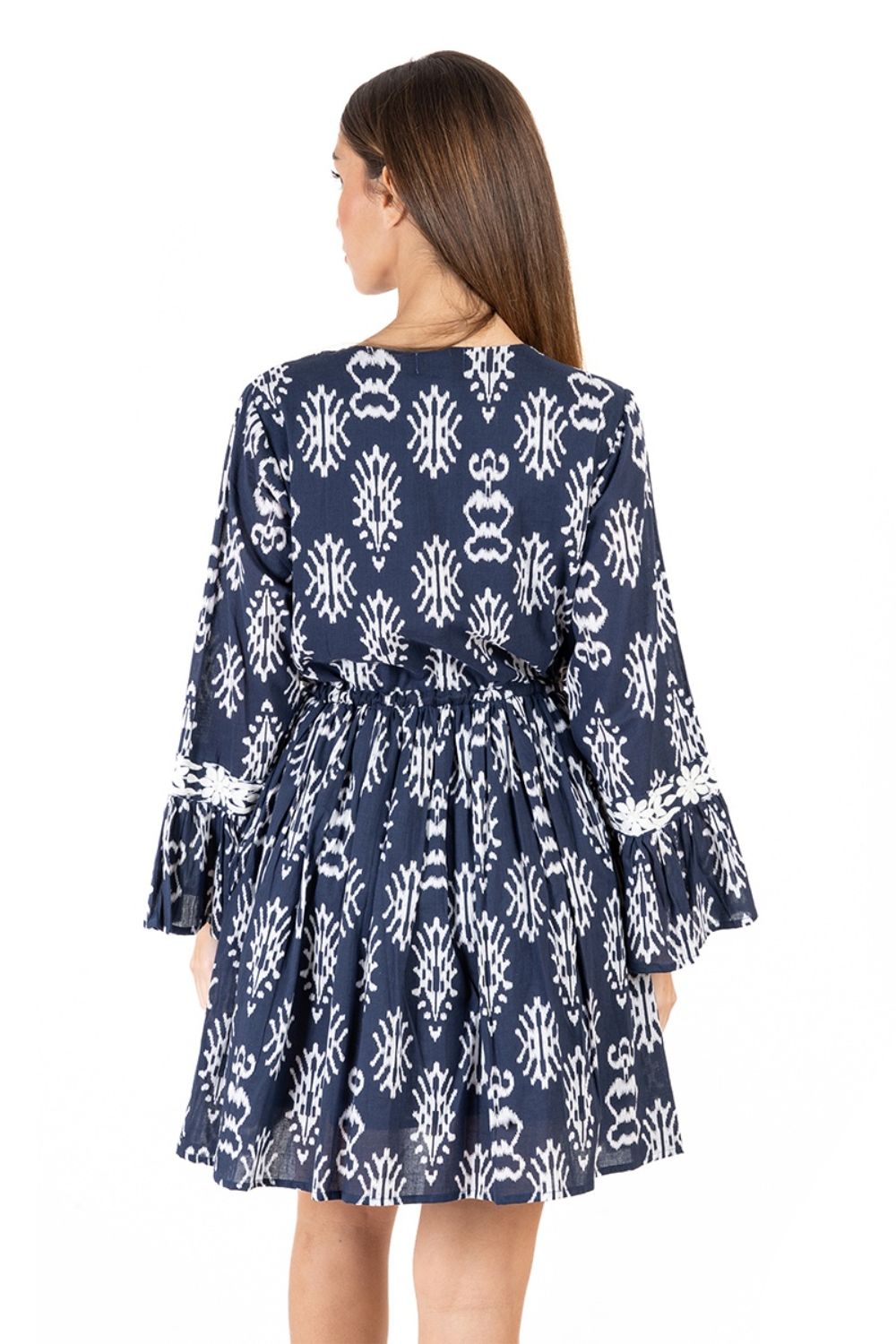 Đầm Boho Phối Ren Cotton Isla Bonita