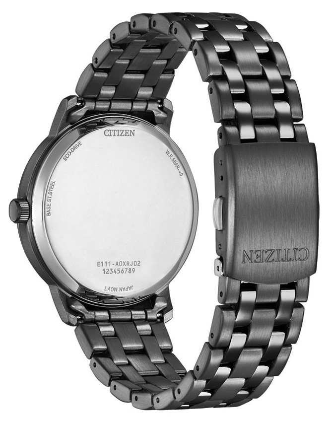 Đồng Hồ Nam Citizen Dây Thép Không Gỉ BM7465-84E - Mặt Đen