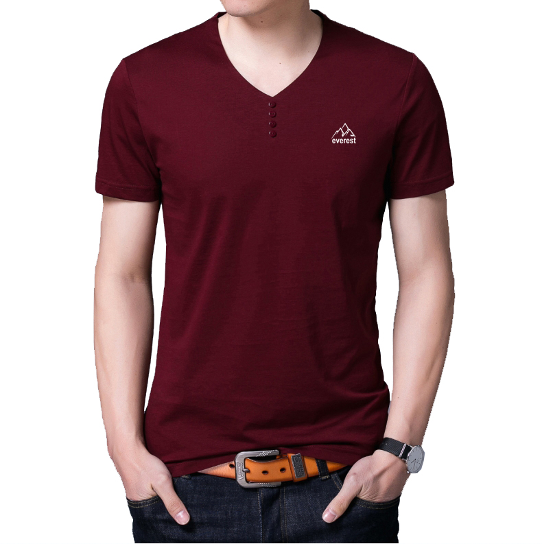 Áo thun nam ngắn tay cổ tim cúc ngực thời trang Sitaki cao cấp ATN04-5 màu