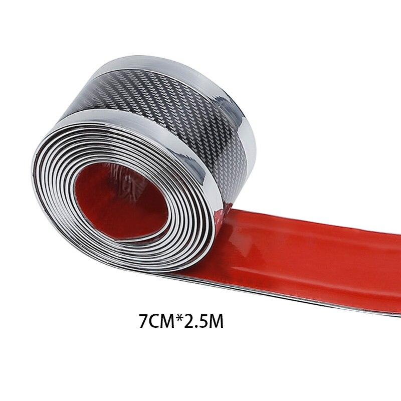 Dán cửa ô tô Miếng dán bảo vệ cửa xe ô tô Dải cản quang 5D bằng sợi carbon Bảo vệ cạnh cửa đa năng