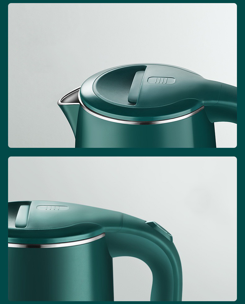 Ấm siêu tốc giữ nhiệt 2 lớp bình đun nước siêu tốc dung tích 1.8L công suất 1500W  giữ nhiệt chống nóng chống giật
