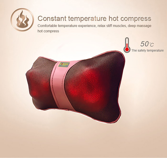 ￼CHÍNH HÃNG-BH 5 NĂM  Gối massage hồng ngoại chính hãng Ayosun Hàn Quốc