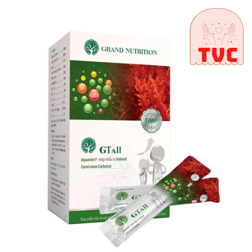 Combo 2 Hộp Nước tăng chiều cao GTall , hỗ trợ phát triển chiều cao, tăng hấp thu Canxi