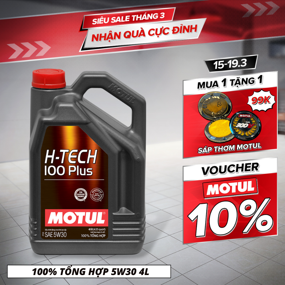 Dầu nhớt xe ô tô MOTUL H-TECH 100 PLUS 5W30 4L