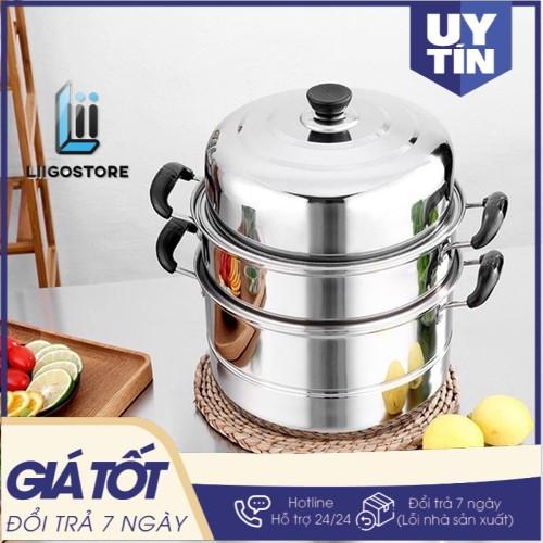 Nồi hấp inox 3 tầng Cookware