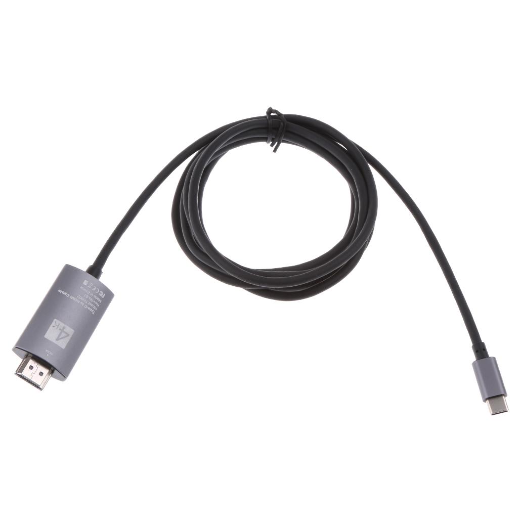 USB-C Type C USB 3.1 to HDMI 4k 2k HDTV Cable for S8 S8+ Plus