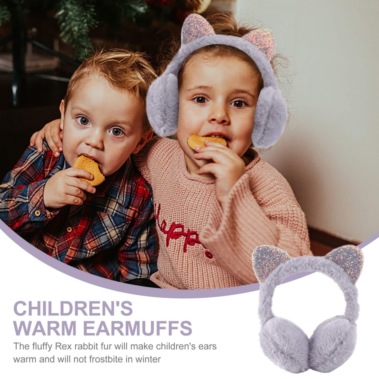 Tai mèo ngọt Thiết kế tai bảo vệ tai mềm hơn tai mùa đông sang trọng