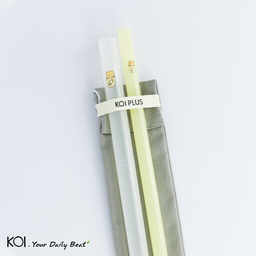 Bộ Ống Hút Nhựa KOI Thé / Set KOI Drinking Straw