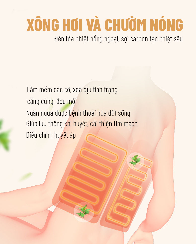 Đệm Massage  Cao Cấp - Chất Liệu Da Pu -  Massage Cổ, Vai, Gáy - Massage Toàn Thân - Phiên Bản 2021 - Đệm Mát Xa Toàn Thân Hồng Ngoại - Màu Xám