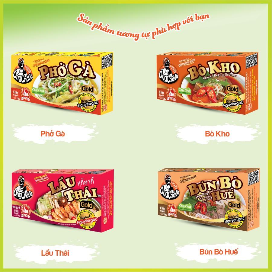 Combo 5 Hộp Viên Gia Vị Phở Bò Gold Ông Chà Và 126g