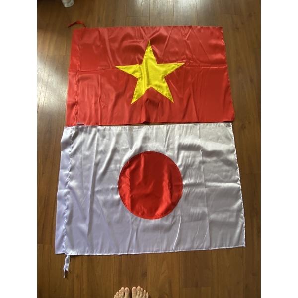 Cặp cờ Việt nhật 80x120cm