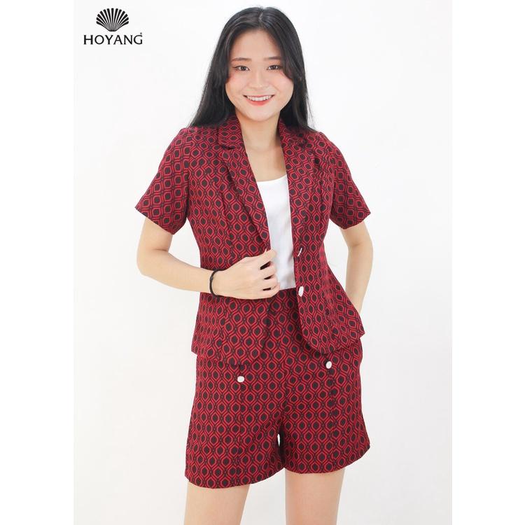 Áo Khoác Vest Nữ Họa Tiết Hàng Hiệu HOYANG AAVHY01