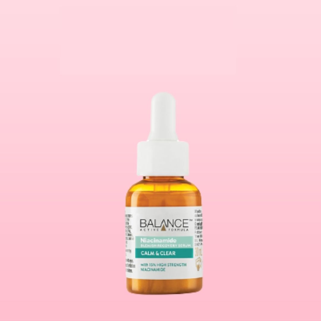 Tinh chất hỗ trợ giảm mụn mờ thâm Balance Active Formula Niacinamide 15% Blemish Recovery Serum 30ML