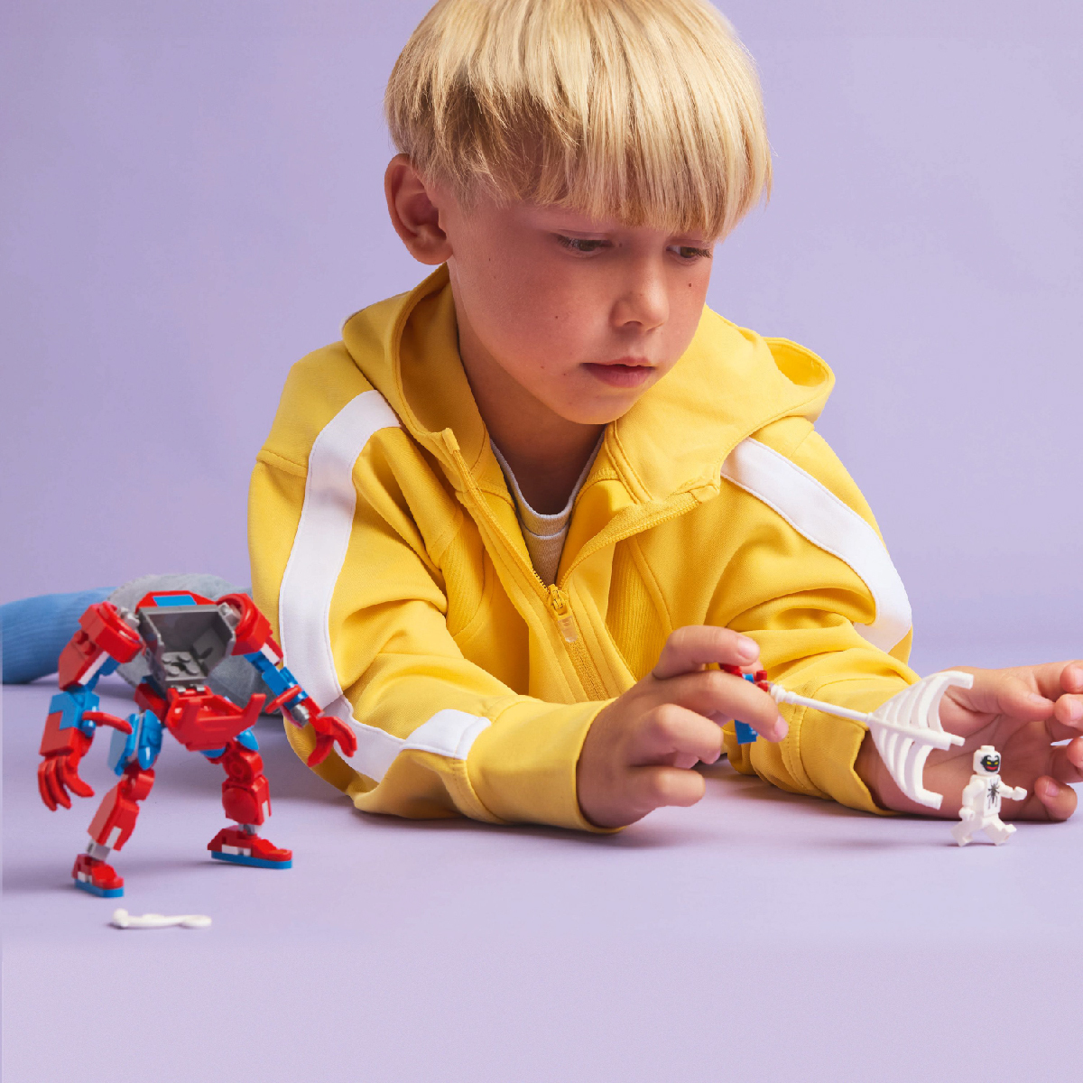 LEGO SUPERHEROES 76308 Đồ Chơi Lắp Ráp Robot Người Nhện Đại Chiến Antin-Venom (107 chi tiết)