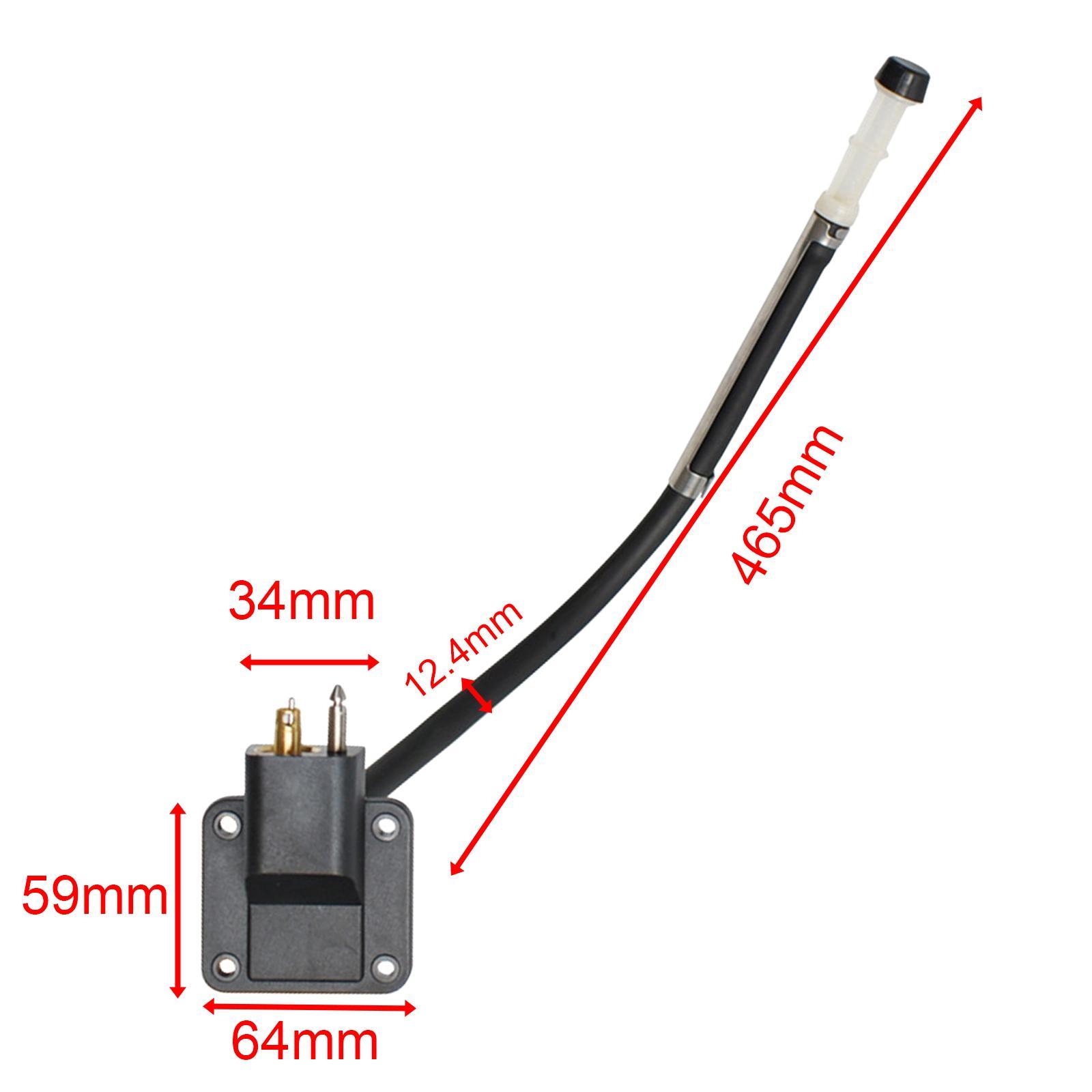 Boat Fuel Tank Connector with Fuel Meter Replaces Fit for Outboard Engine